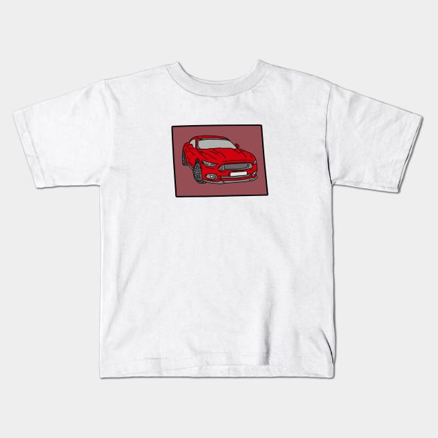 modern car Kids T-Shirt by fokaction